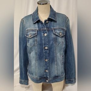 Chico's jean jacket size 1